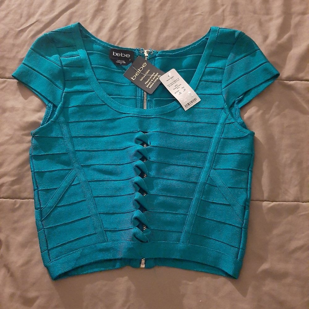 COPY - Twisted Bandage Crop Top (Bodycon)